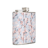 Delicate Cherry BlossomMuster Flachmann (Rechts)
