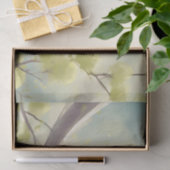 Delicate Chickadee Bird Seidenpapier (Geschenk)