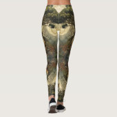 Delicate Chinese Tree Dragon Tattoo Art Leggings (Rückseite)