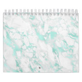 Delicate Coral Clouds Art Navy Blue Sky Pastel Kalender (Titelbild)