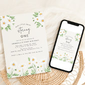 Delicate Daisies | KINDERGEBURTSTAG PARTY EINLADUN Einladung