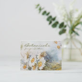 Delicate Daisies Visitenkarte (Stehend Vorderseite)