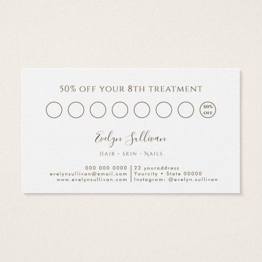 Delicate Daisisis Treuekarte (Rückseite)