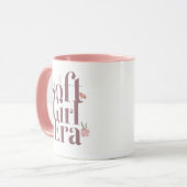 Delicate Feminine Script with Flowers Tasse (Vorderseite Links)
