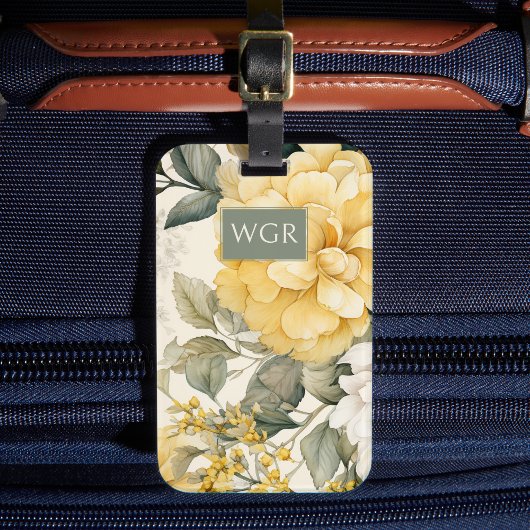 Delicate Floral Gepäckanhänger