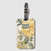 Delicate Floral Gepäckanhänger (Vorderseite Vertikal)