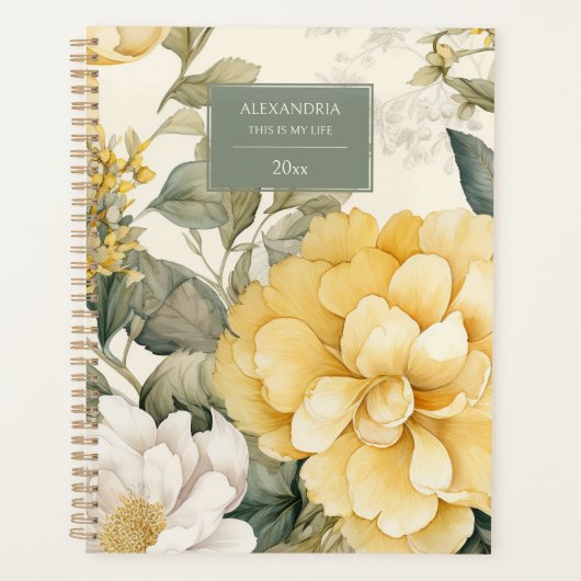 Delicate Floral Planer (Vorderseite)