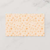 Delicate Floral Spring Storybook Baby Dusche Begleitkarte (Rückseite)