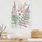 Delicate floral wall art for new homeowners poster (Küche)