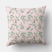 Delicate Florals Nosegay Pink Kissen (Rückseite)