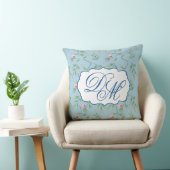 Delicate Florals Omphalodes Blue Kissen (Stuhl )