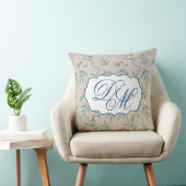 Delicate Florals perfekt blass Kissen (Stuhl )