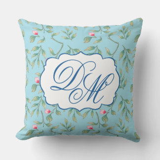 Delicate Florals Spun Sugar Kissen