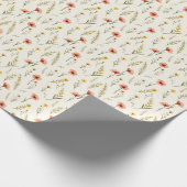 Delicate Florals Wrapping Paper Geschenkpapier (Ecke)