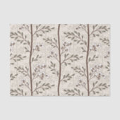 Delicate Flower Buds Bloom Soft Elegant Floral Seidenpapier (Vorderseite)