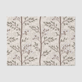 Delicate Flower Buds Bloom Soft Elegant Floral Seidenpapier