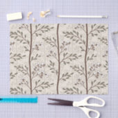Delicate Flower Buds Bloom Soft Elegant Floral Seidenpapier (Handwerk)