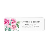delicate garden floral Return Address (Vorne)