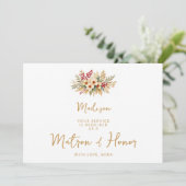 Delicate Glam Weihnachten Floral Matron Honorar Go (Stehend Vorderseite)