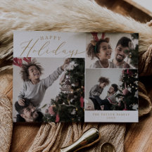 Delicate Gold Happy Holidays 3 Foto