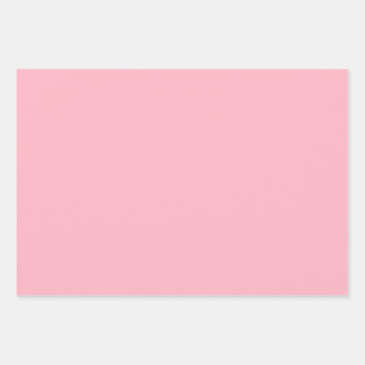 Delicate Gold Scrollwork & Pink Roses Floral Geschenkpapier Set (Vorderseite 2)