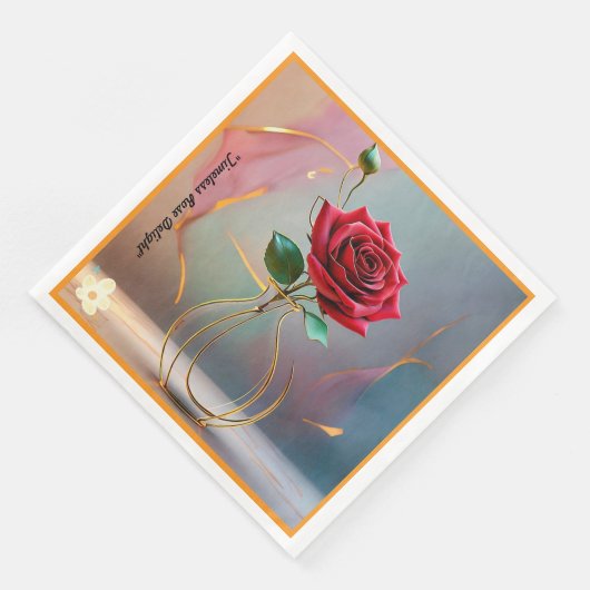 "Delicate-Gold-Touch" Serviette (Ecke)