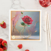 "Delicate-Gold-Touch" Serviette (Beispiel)
