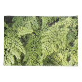 Delicate Green Maidenhair Fern Floral Kissenbezug (Rückseite-Links)