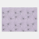 Delicate Green Wildblume Dandelion Kisses Floral Geschenkpapier Set (Vorderseite)