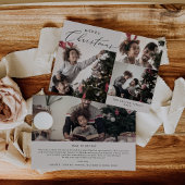 Delicate Greige Frohe Weihnachten 4 Foto Newslette