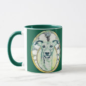 Delicate Greyhound  Tasse (Links)
