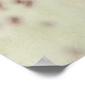 Delicate Hellebore Blossom Poster (Ecke)