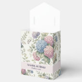 Delicate Hydrangea Flowers Wedding Geschenkschachtel (Geöffnet)