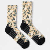 Delicate Jasmine Floral Pattern Socken (Rechts)