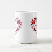 Delicate Lace Heart Card Kaffeetasse (Mittel)