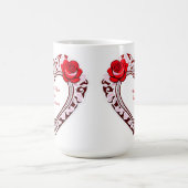 Delicate Lace Heart Card Kaffeetasse (Mittel)