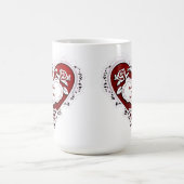 Delicate Lace Heart Card Kaffeetasse (Mittel)