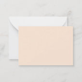 Delicate Lace Wedding RSVP Mitteilungskarte (Rückseite)