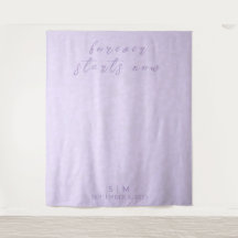 Delicate Lilac Wedding Foto Backdrop Tapestation