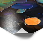 Delicate Lotus Flowers Blossoming in the Snow Fotodruck (Ecke)