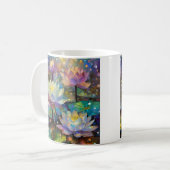 Delicate Lotus Flowers Blossoming in the Snow Kaffeetasse (Vorderseite Links)