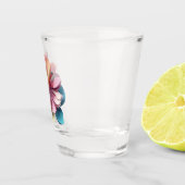 "Delicate Paper Petal Bloom" Schnapsglas (Rechts)