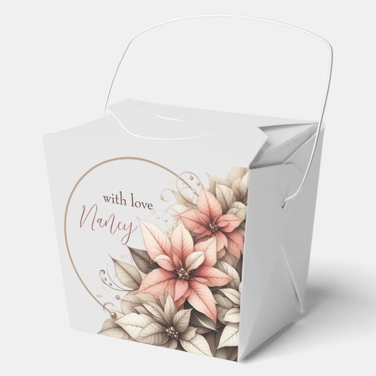 Delicate Pastel Floral Gift Box Geschenkschachtel (Vorderseite)