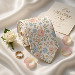  Delicate Pastel Spring  Krawatte