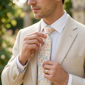  Delicate Pastel Spring  Krawatte