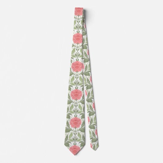 Delicate peonies krawatte (Vorderseite)