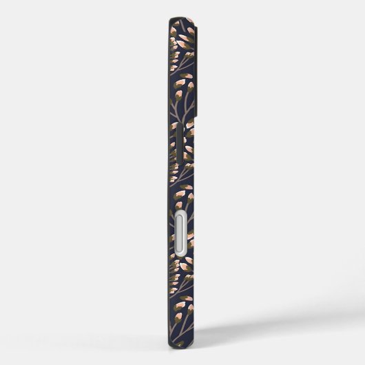 Delicate Pink Buds on Brown Branches Case-Mate iPhone Hülle (Rückseite / Rechts)