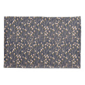 Delicate Pink Buds on Brown Branches Kissenbezug (Rückseite-Links)