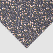 Delicate Pink Buds on Brown Branches Seidenpapier (Ausschnitt)