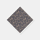 Delicate Pink Buds on Brown Branches Serviette (Ecke)